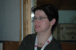 Manuela Wettels tr�gt vor