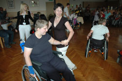 Rollit�nzer in Aktion